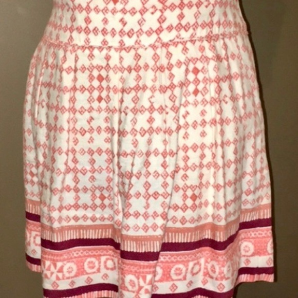 Ann Taylor Loft Linen Aztec Boho Skirt NWOT Sz. 6 - Picture 3 of 8
